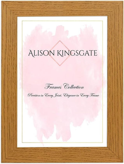 Alison Kingsgate Modern Black Picture Frame for Photos & Posters - 100X70CM | Engineered Wood, Shatterproof Perspex Front, Ideal for Wall Art Display, Documents, Certificate & Home Décor