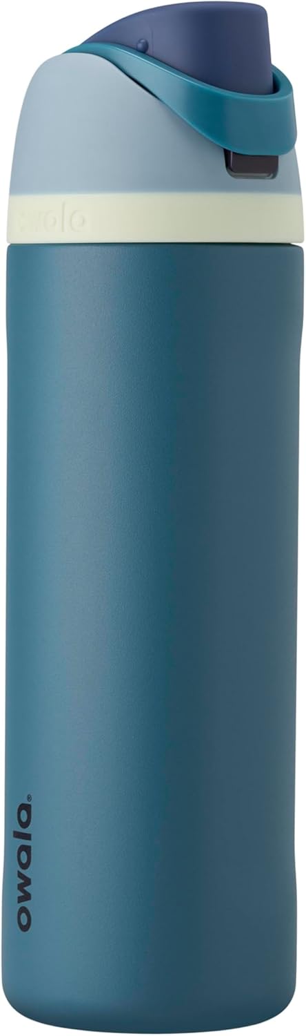 Owala FreeSip Insulated Stainless Steel Water Bottle with Straw, Leak Proof, BPA-Free, 710ml, Iced Breeze