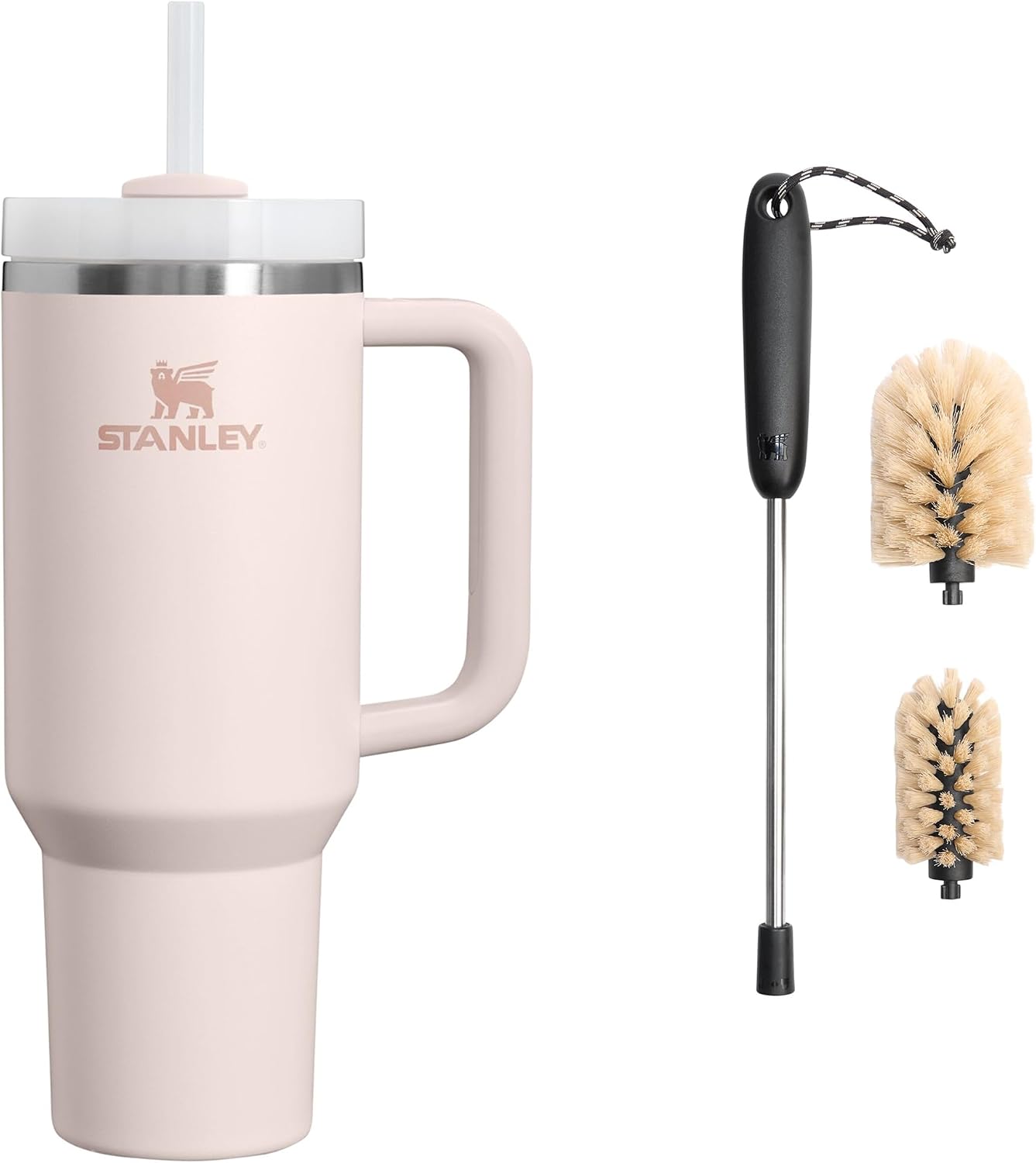 STANLEY 1913 Quencher H2.0 Flowstate Tumbler 1.2L - Cold for 11 Hours - Iced for 48 Hours - Metal Water Bottle with Straw, Handle and Lid - Dishwasher Safe - Travel Mug for Cold Drinks - Azure | Cold For 11 Hours - Iced For 48 Hours - Stainless Steel Tumb