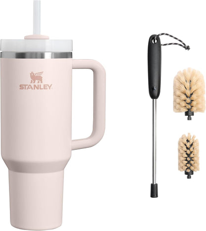 STANLEY 1913 Quencher H2.0 Flowstate Tumbler 1.2L - Cold for 11 Hours - Iced for 48 Hours - Metal Water Bottle with Straw, Handle and Lid - Dishwasher Safe - Travel Mug for Cold Drinks - Azure | Cold For 11 Hours - Iced For 48 Hours - Stainless Steel Tumb