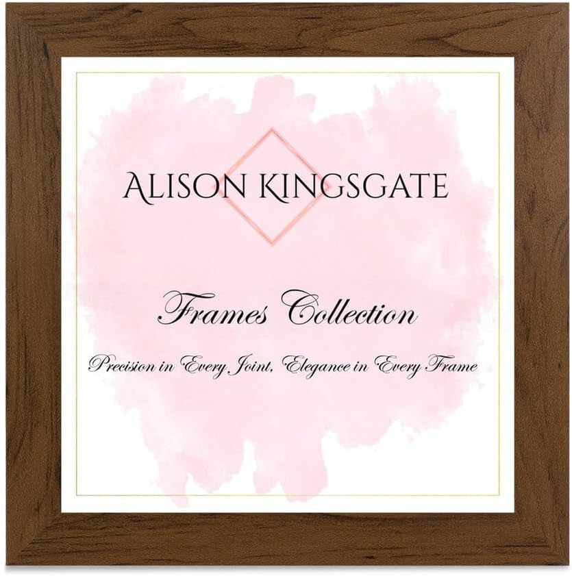 Alison Kingsgate Modern Black Picture Frame for Photos & Posters - 100X70CM | Engineered Wood, Shatterproof Perspex Front, Ideal for Wall Art Display, Documents, Certificate & Home Décor