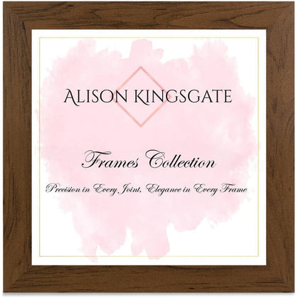 Alison Kingsgate Modern Black Picture Frame for Photos & Posters - 100X70CM | Engineered Wood, Shatterproof Perspex Front, Ideal for Wall Art Display, Documents, Certificate & Home Décor