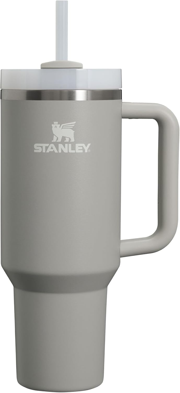 STANLEY 1913 Quencher H2.0 Flowstate Tumbler 1.2L - Cold for 11 Hours - Iced for 48 Hours - Metal Water Bottle with Straw, Handle and Lid - Dishwasher Safe - Travel Mug for Cold Drinks - Azure | Cold For 11 Hours - Iced For 48 Hours - Stainless Steel Tumb