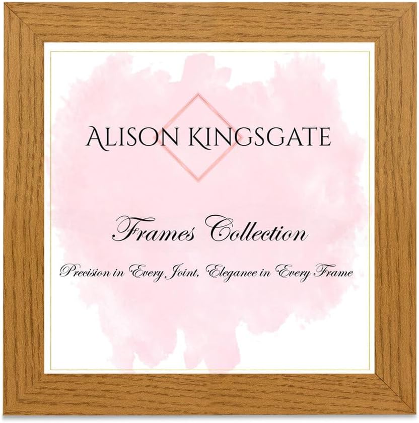 Alison Kingsgate Modern Black Picture Frame for Photos & Posters - 100X70CM | Engineered Wood, Shatterproof Perspex Front, Ideal for Wall Art Display, Documents, Certificate & Home Décor