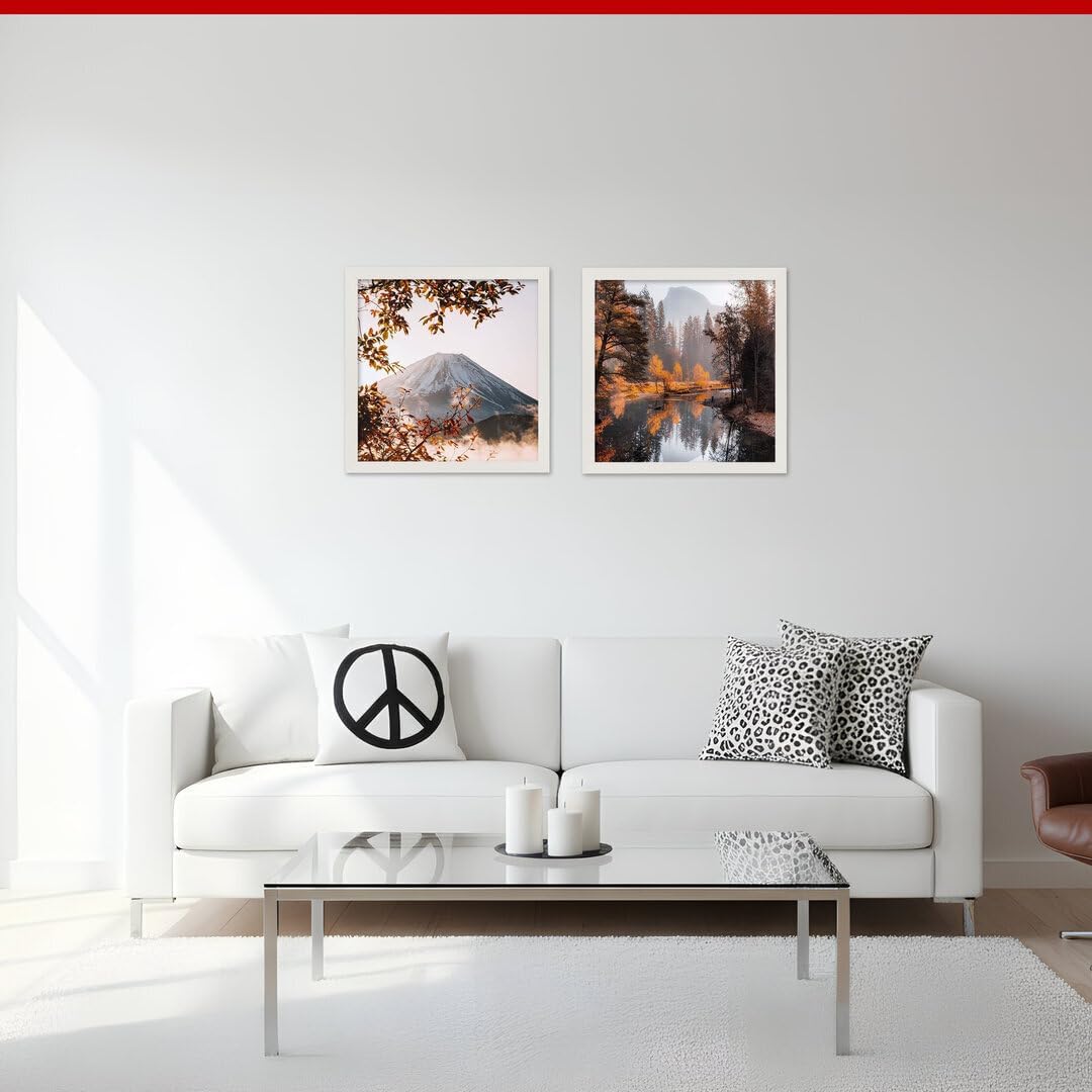 Alison Kingsgate Modern Black Picture Frame for Photos & Posters - 100X70CM | Engineered Wood, Shatterproof Perspex Front, Ideal for Wall Art Display, Documents, Certificate & Home Décor
