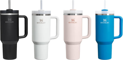 STANLEY 1913 Quencher H2.0 Flowstate Tumbler 1.2L - Cold for 11 Hours - Iced for 48 Hours - Metal Water Bottle with Straw, Handle and Lid - Dishwasher Safe - Travel Mug for Cold Drinks - Azure | Cold For 11 Hours - Iced For 48 Hours - Stainless Steel Tumb