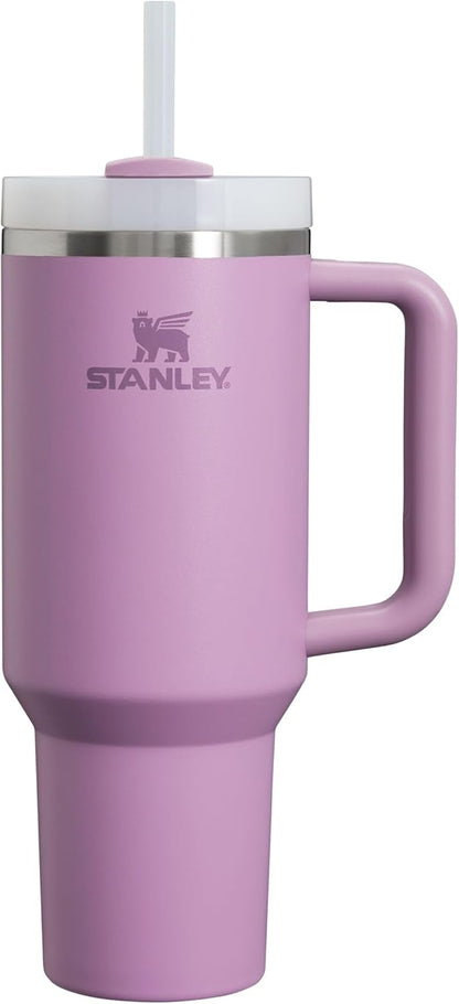 STANLEY 1913 Quencher H2.0 Flowstate Tumbler 1.2L - Cold for 11 Hours - Iced for 48 Hours - Metal Water Bottle with Straw, Handle and Lid - Dishwasher Safe - Travel Mug for Cold Drinks - Azure | Cold For 11 Hours - Iced For 48 Hours - Stainless Steel Tumb