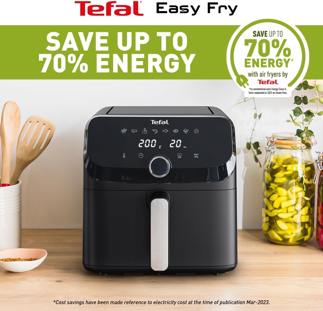Tefal Easy Fry Mega 7.5L Air Fryer – 8 Programs