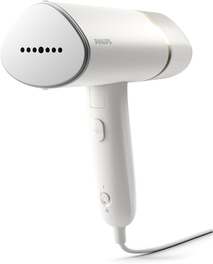 Philips 3000 Series Handheld Garment Steamer — Ready to use in seconds; Fast 20 g/min Steam; Best Travel Companion; 100 ml Tank — Blue — STH3000/26