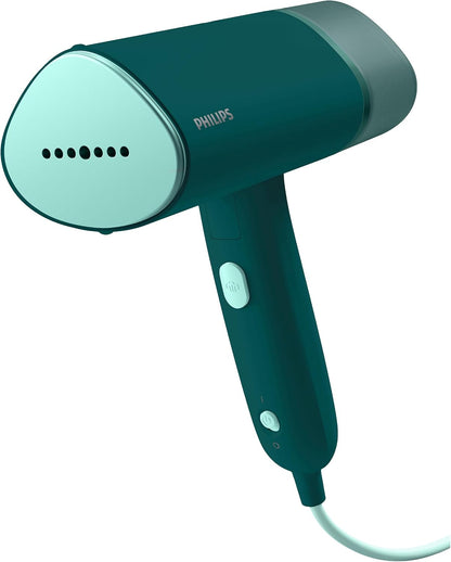 Philips 3000 Series Handheld Garment Steamer — Ready to use in seconds; Fast 20 g/min Steam; Best Travel Companion; 100 ml Tank — Blue — STH3000/26