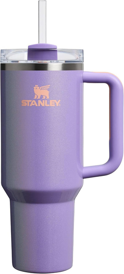 STANLEY 1913 Quencher H2.0 Flowstate Tumbler 1.2L - Cold for 11 Hours - Iced for 48 Hours - Metal Water Bottle with Straw, Handle and Lid - Dishwasher Safe - Travel Mug for Cold Drinks - Azure | Cold For 11 Hours - Iced For 48 Hours - Stainless Steel Tumb