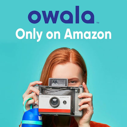 Owala FreeSip Insulated Stainless Steel Water Bottle with Straw, Leak Proof, BPA-Free, 710ml, Iced Breeze