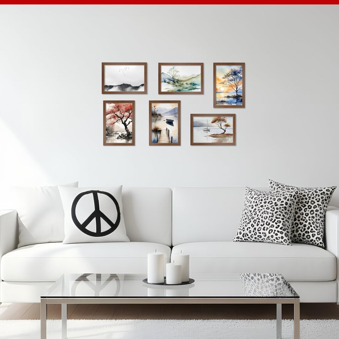 Alison Kingsgate Modern Black Picture Frame for Photos & Posters - 100X70CM | Engineered Wood, Shatterproof Perspex Front, Ideal for Wall Art Display, Documents, Certificate & Home Décor