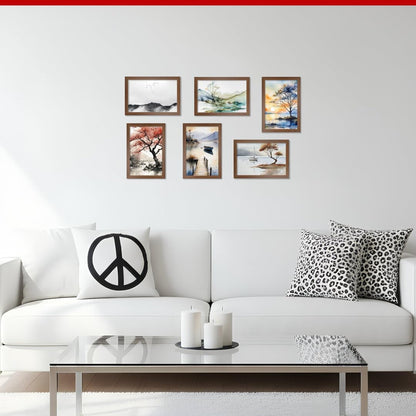 Alison Kingsgate Modern Black Picture Frame for Photos & Posters - 100X70CM | Engineered Wood, Shatterproof Perspex Front, Ideal for Wall Art Display, Documents, Certificate & Home Décor