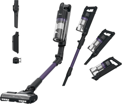 Hoover HF1 Max Cordless Vacuum Cleaner with Anti-Hair Wrap, 50 Min Runtime, 200W Motor, 3-Speed Modes, LED Headlights, Converts to Handheld, Bagless & Easy-Empty [HF1M10H]