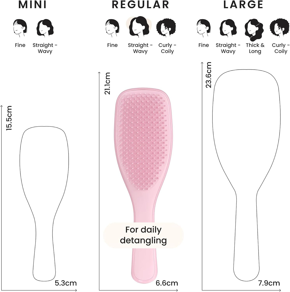 Ultimate Detangling Hair Brush for Wet & Dry Hair – All Hair Types