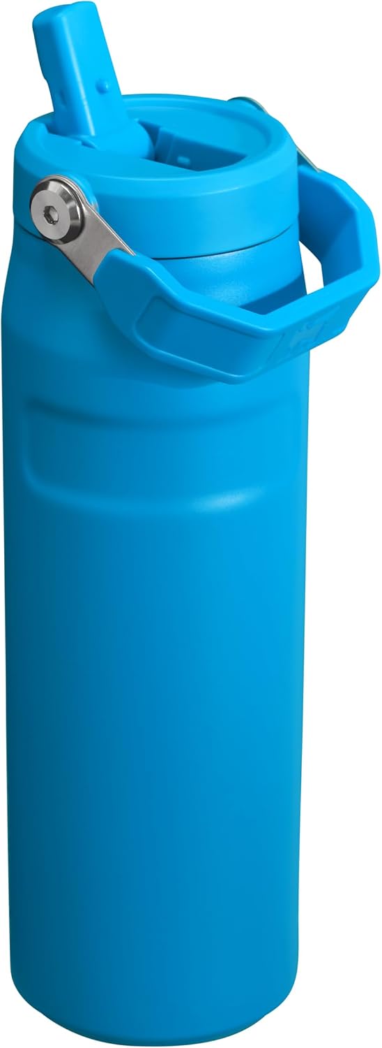 STANLEY 1913 Quencher H2.0 Flowstate Tumbler 1.2L - Cold for 11 Hours - Iced for 48 Hours - Metal Water Bottle with Straw, Handle and Lid - Dishwasher Safe - Travel Mug for Cold Drinks - Azure | Cold For 11 Hours - Iced For 48 Hours - Stainless Steel Tumb