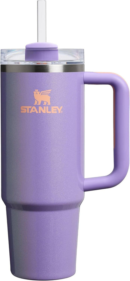 STANLEY 1913 Quencher H2.0 Flowstate Tumbler 1.2L - Cold for 11 Hours - Iced for 48 Hours - Metal Water Bottle with Straw, Handle and Lid - Dishwasher Safe - Travel Mug for Cold Drinks - Azure | Cold For 11 Hours - Iced For 48 Hours - Stainless Steel Tumb