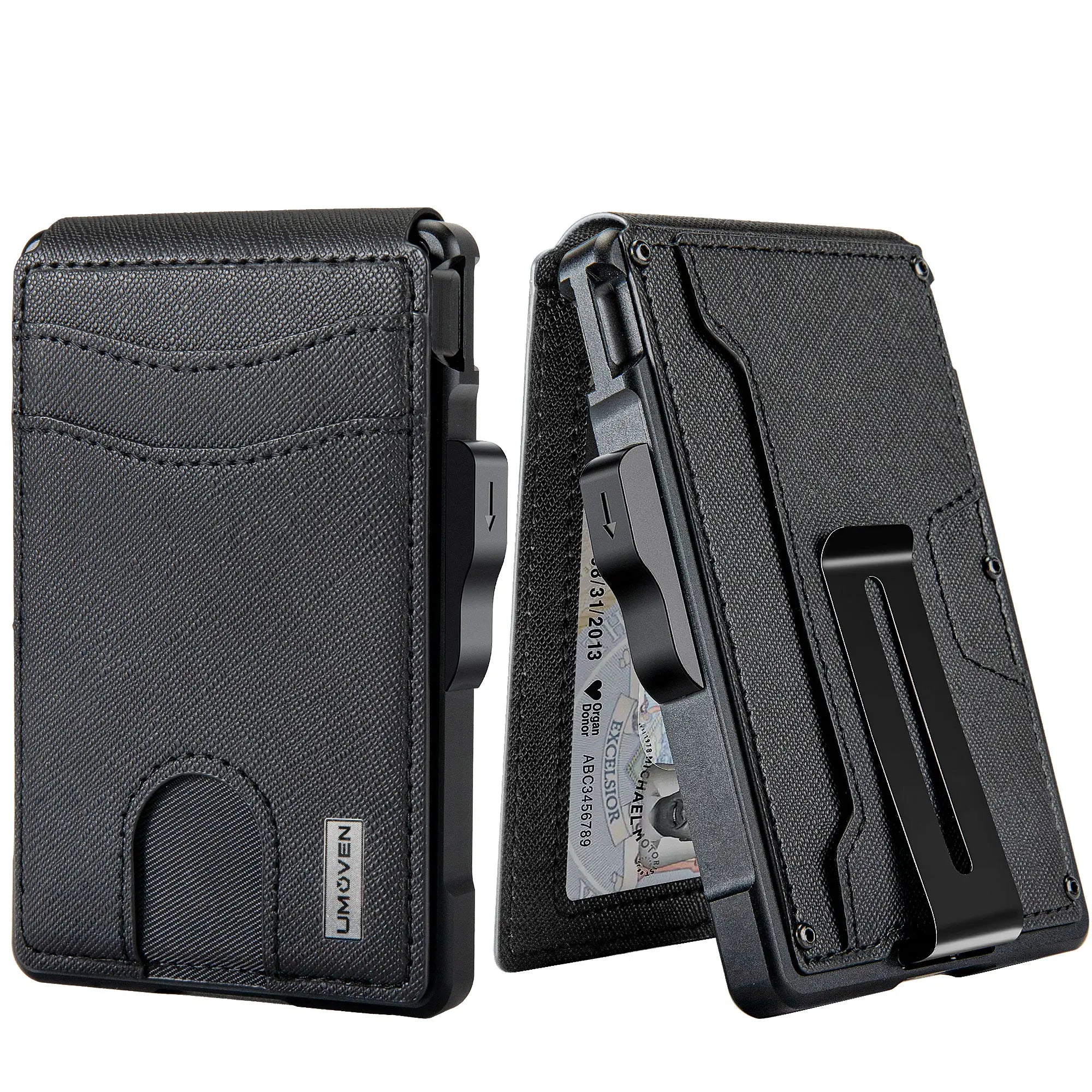 Umoven Wallet for Men - Minimalist Bifold Wallet with RFID Protection