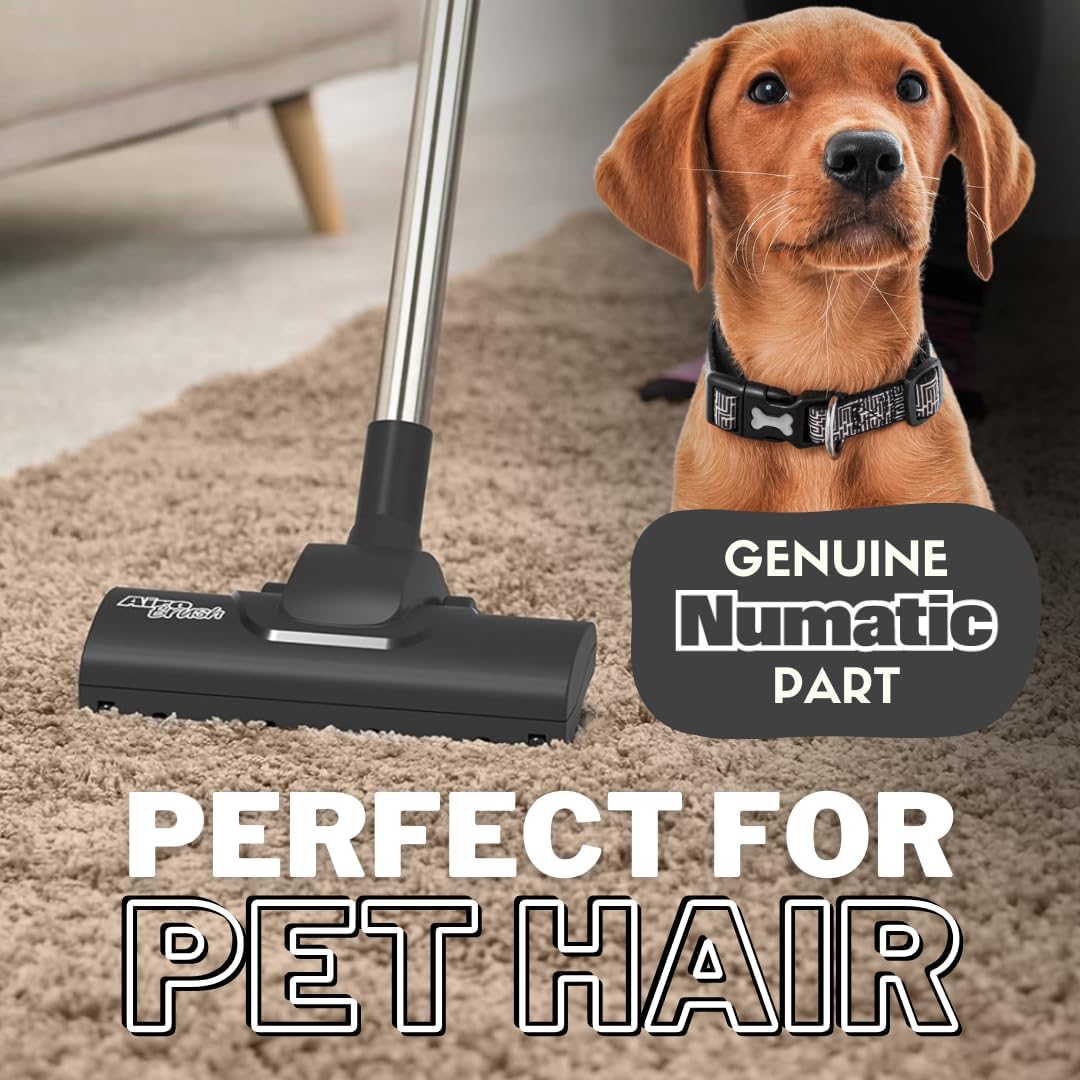Genuine Numatic Henry Easy Ride Airo Brush Floor Head Black Perfect for Hard Floors & Carpet attachment 907424 909553 for all 32mm Henry Vacuum Cleaners 6 Months Warranty