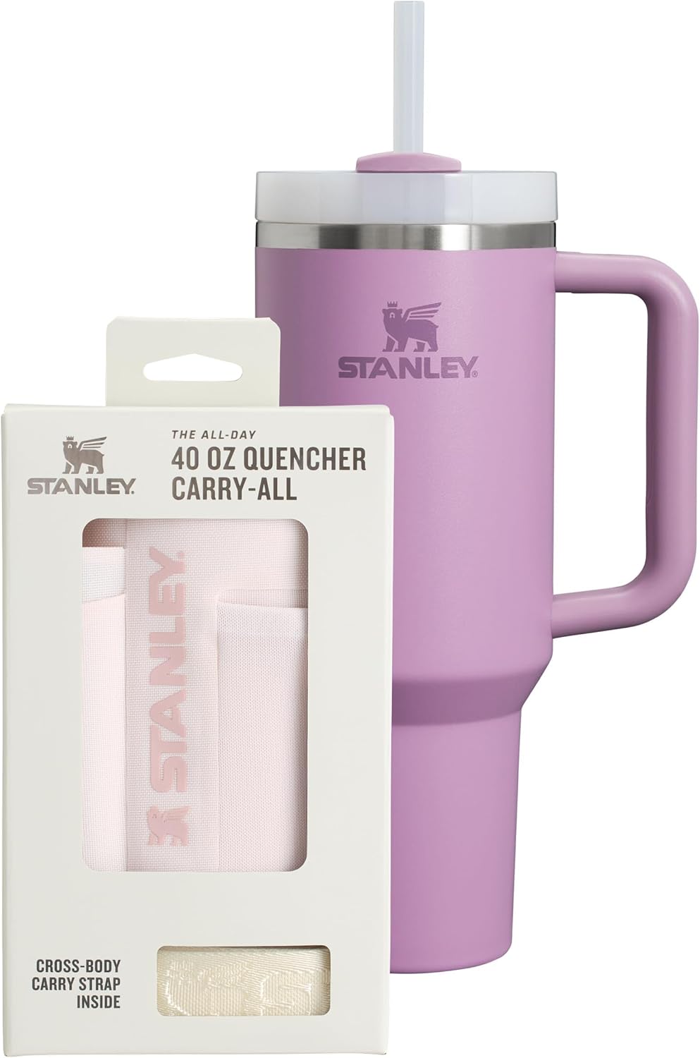 STANLEY 1913 Quencher H2.0 Flowstate Tumbler 1.2L - Cold for 11 Hours - Iced for 48 Hours - Metal Water Bottle with Straw, Handle and Lid - Dishwasher Safe - Travel Mug for Cold Drinks - Azure | Cold For 11 Hours - Iced For 48 Hours - Stainless Steel Tumb