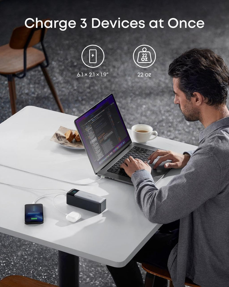 Anker 737 Power Bank – 24,000mAh, 140W with Smart Display