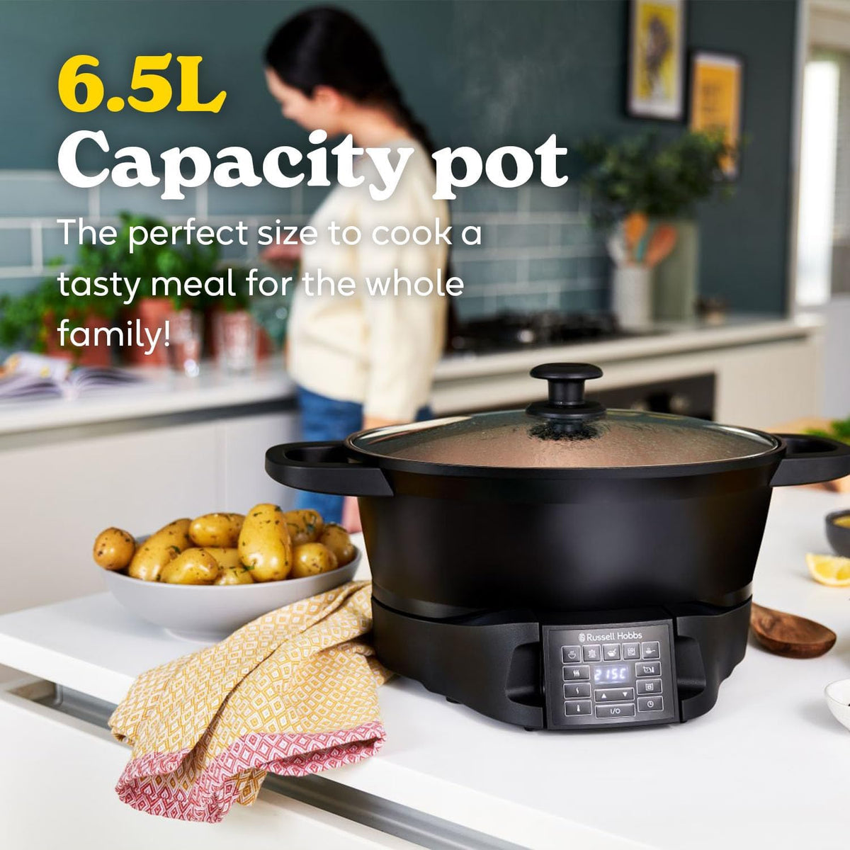 Russell Hobbs Good-to-Go 6.5L Multicooker – 8 Functions