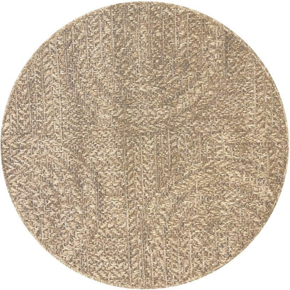 the carpet Kansas - robust indoor and outdoor carpet in natural jute look, weatherproof, suitable for patio and garden, approx. 120 x 170 cm