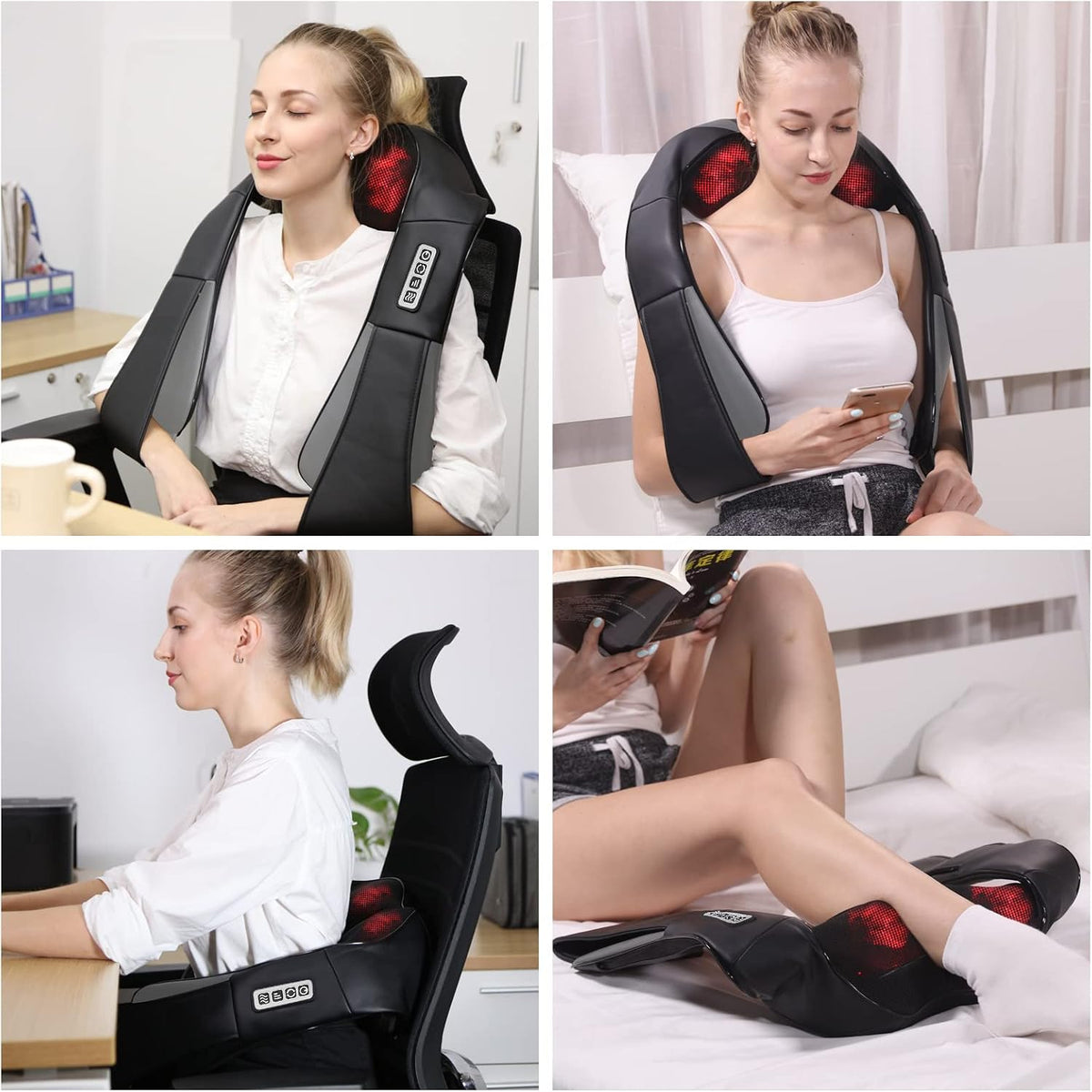iKristin Shiatsu Neck & Shoulder Massager with Heat