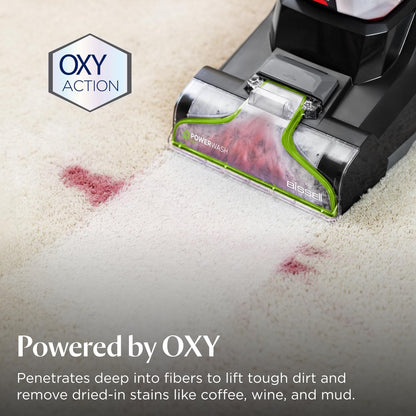 BISSELL Wash & Remove Deep Clean + Oxy Formula 1.5L 1265E | For Upright Carpet Cleaners, provides permanent stain removal