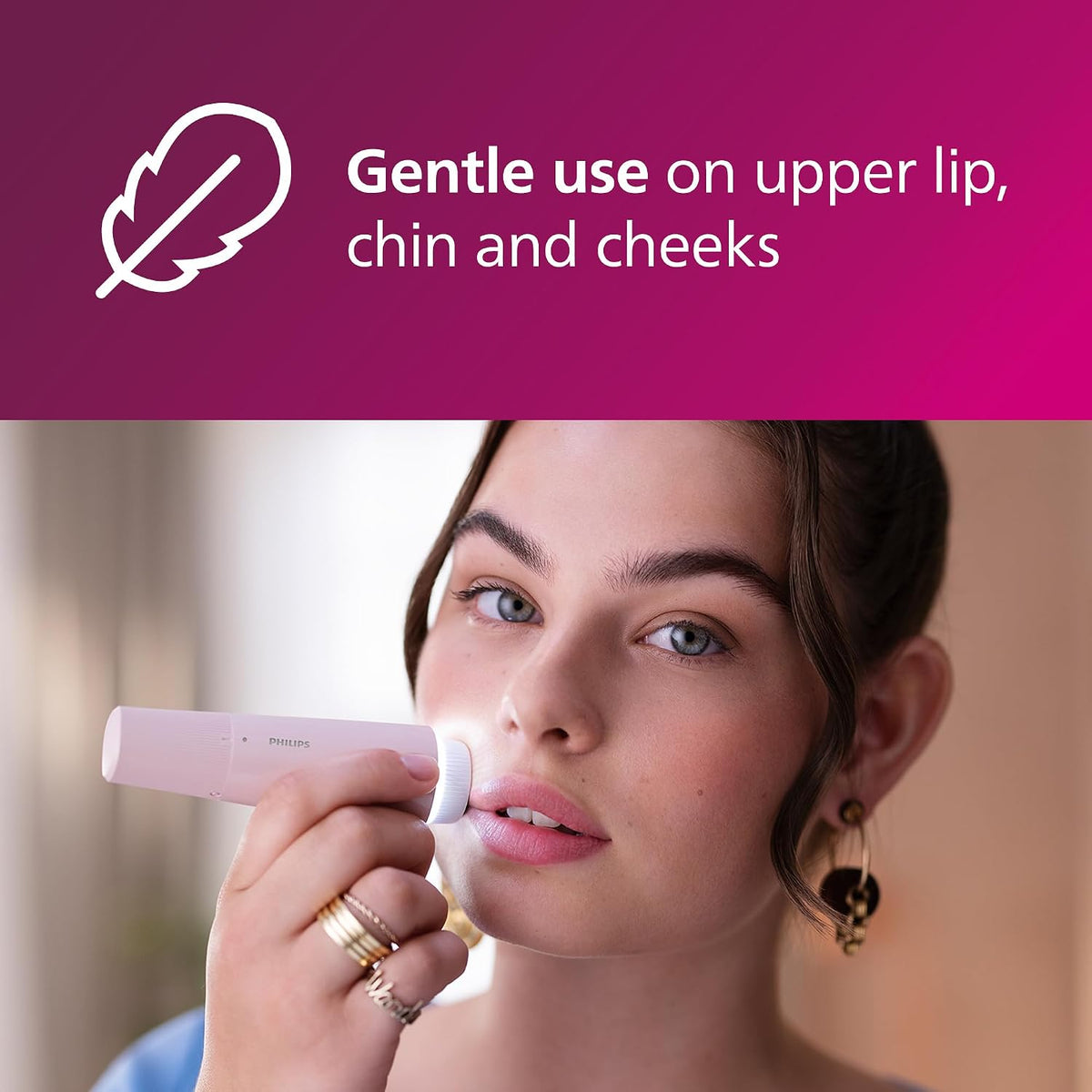 Philips 5000 Series Facial Hair Remover for Women