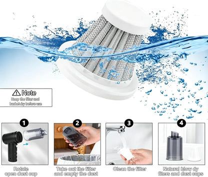 Handheld Vacuum Cleaner,Portable Rechargeable Mini Vacuum,22000PA Power, 4-in-1 Mini Car Vacuum,Lightweight Mini for offices, cars, homes, and offices various scenarios