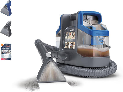 VAX SpotWash Duo Spot Cleaner, For Stains, Spills & Pet Messes, Suitable for Car, Sofa, Upholstery, Compact, Handheld Cleaning Machine Includes Pet Tool & Vax 250ml Solution, CDCW-CSXA.