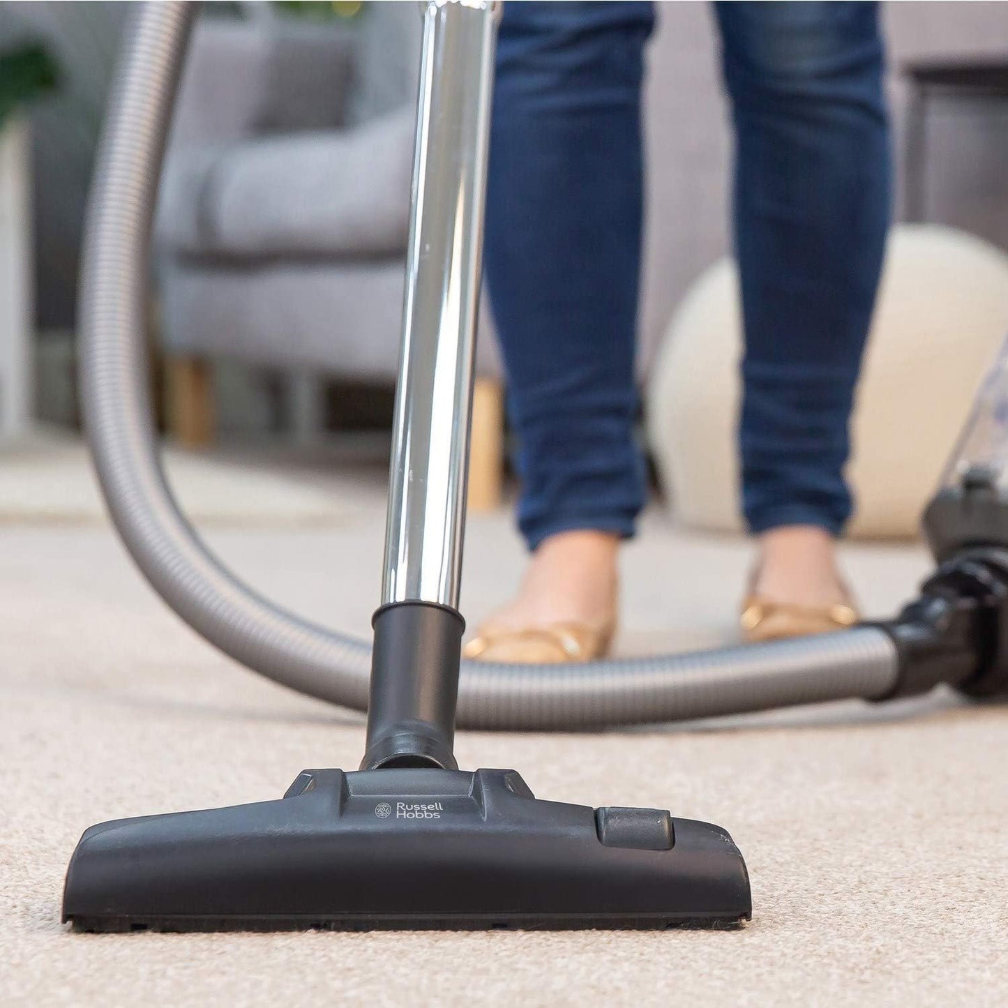 Russell Hobbs® Atlas2 Pet Cylinder Vacuum Cleaner, Lightweight, 2.5L Dust Capacity, Powerful 700W Strong Motor, Triple Dust-Lock Filtration, Turbo & 3-in-1 Multi-Tools, 2 Year Guarantee RHCV3601
