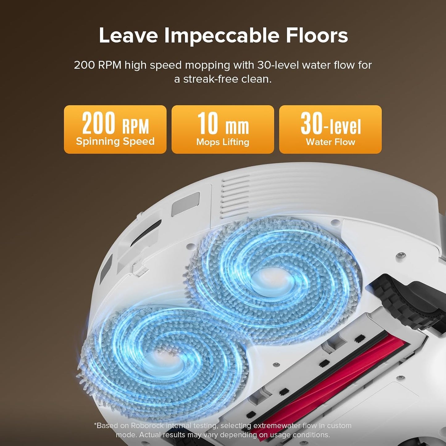 roborock Qrevo Series Robot Vacuum Cleaner with Mop, 10,000Pa Suction, Upgraded from Qrevo S, Dual Anti-Tangle Brushes, Smart Obstacle Avoidance, Auto Mop Washing&Drying, All-in-One Dock,White(QV 35S)