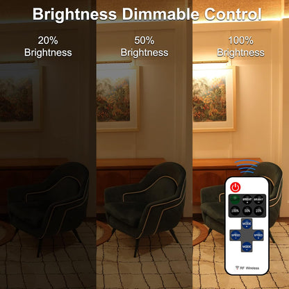 TTWAY COB LED Strip Lights 2700K, Dimmable LED Strip Kit, Super Bright 24V LED Tape Lights CRI90+ with RF Remote and UKCA Power Supply for DIY Home Decoration, 5M, 2400LEDs, Warm White.