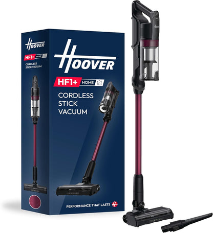 Hoover HF1 Max Cordless Vacuum Cleaner with Anti-Hair Wrap, 50 Min Runtime, 200W Motor, 3-Speed Modes, LED Headlights, Converts to Handheld, Bagless & Easy-Empty [HF1M10H]