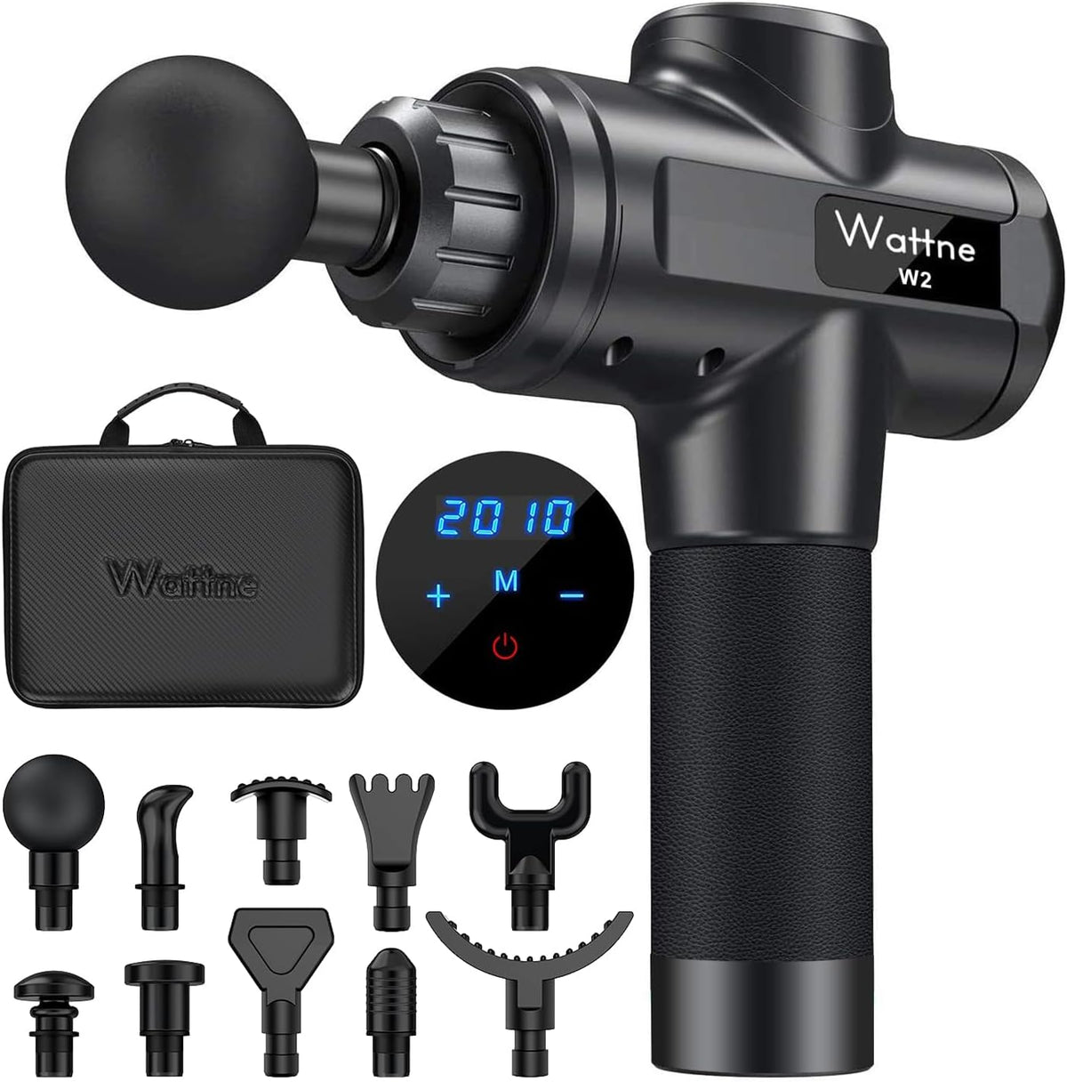 Wattne W2 Deep Tissue Massage Gun – 20 Speeds