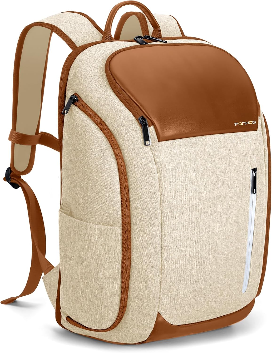 Ponhog 30L Travel Laptop Backpack – USB Charging & Anti-Theft Pocket