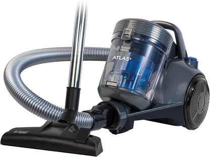 Russell Hobbs® Atlas2 Pet Cylinder Vacuum Cleaner, Lightweight, 2.5L Dust Capacity, Powerful 700W Strong Motor, Triple Dust-Lock Filtration, Turbo & 3-in-1 Multi-Tools, 2 Year Guarantee RHCV3601