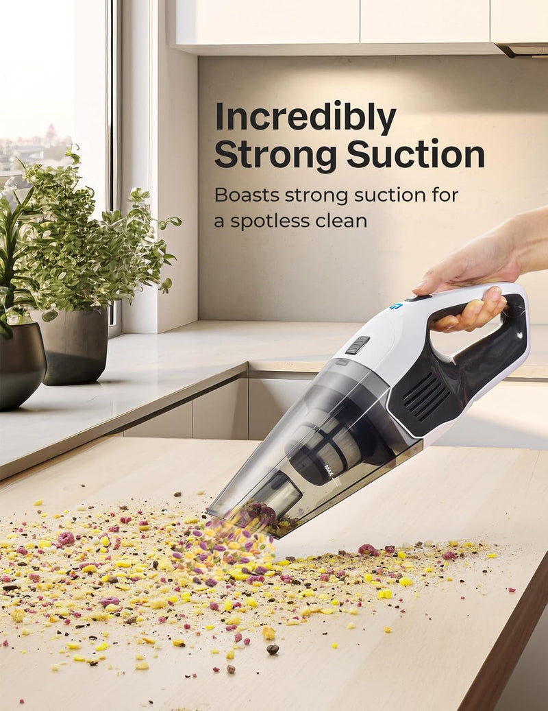 Portutif 8KPa Cordless Handheld Vacuum Cleaner