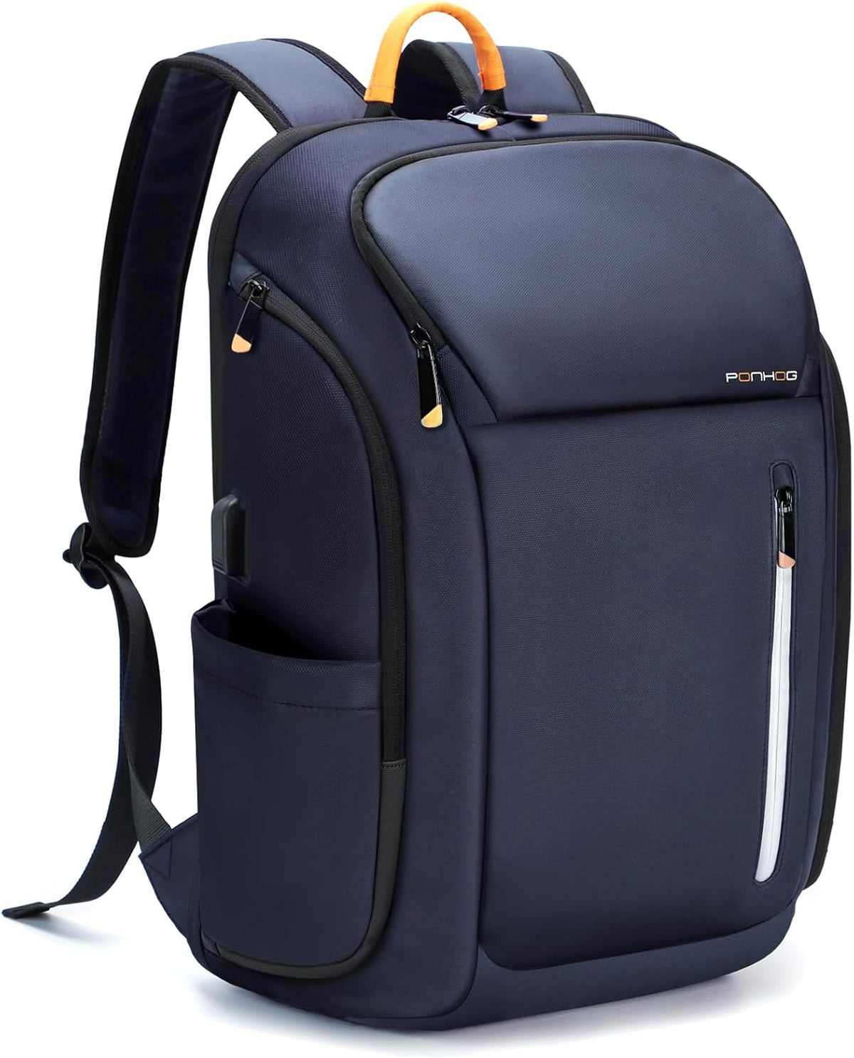 Ponhog 30L Travel Laptop Backpack – USB Charging & Anti-Theft Pocket