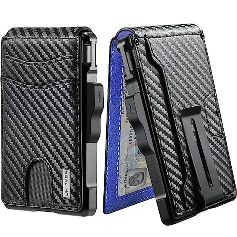 Umoven Wallet for Men - Minimalist Bifold Wallet with RFID Protection