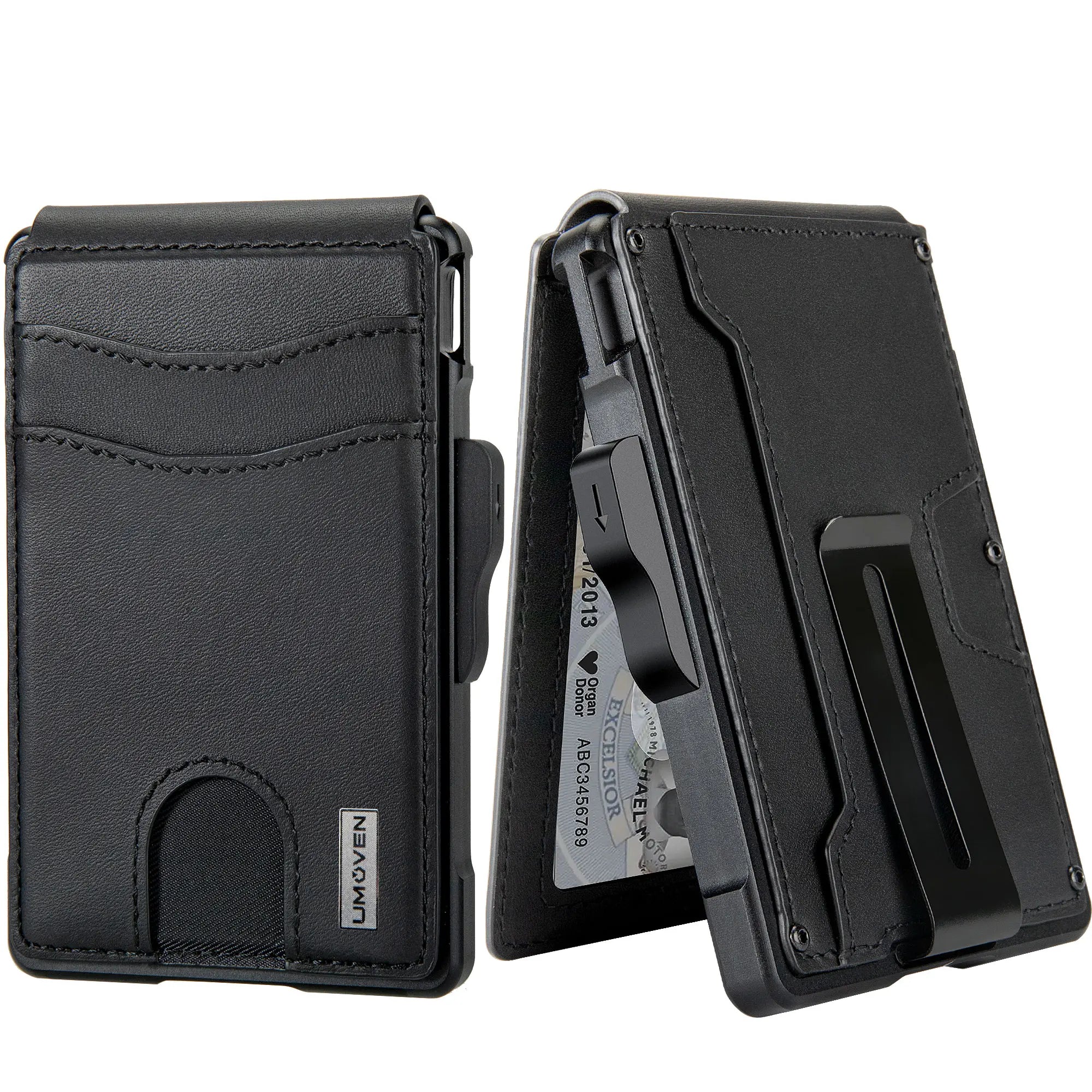 Umoven Wallet for Men - Minimalist Bifold Wallet with RFID Protection