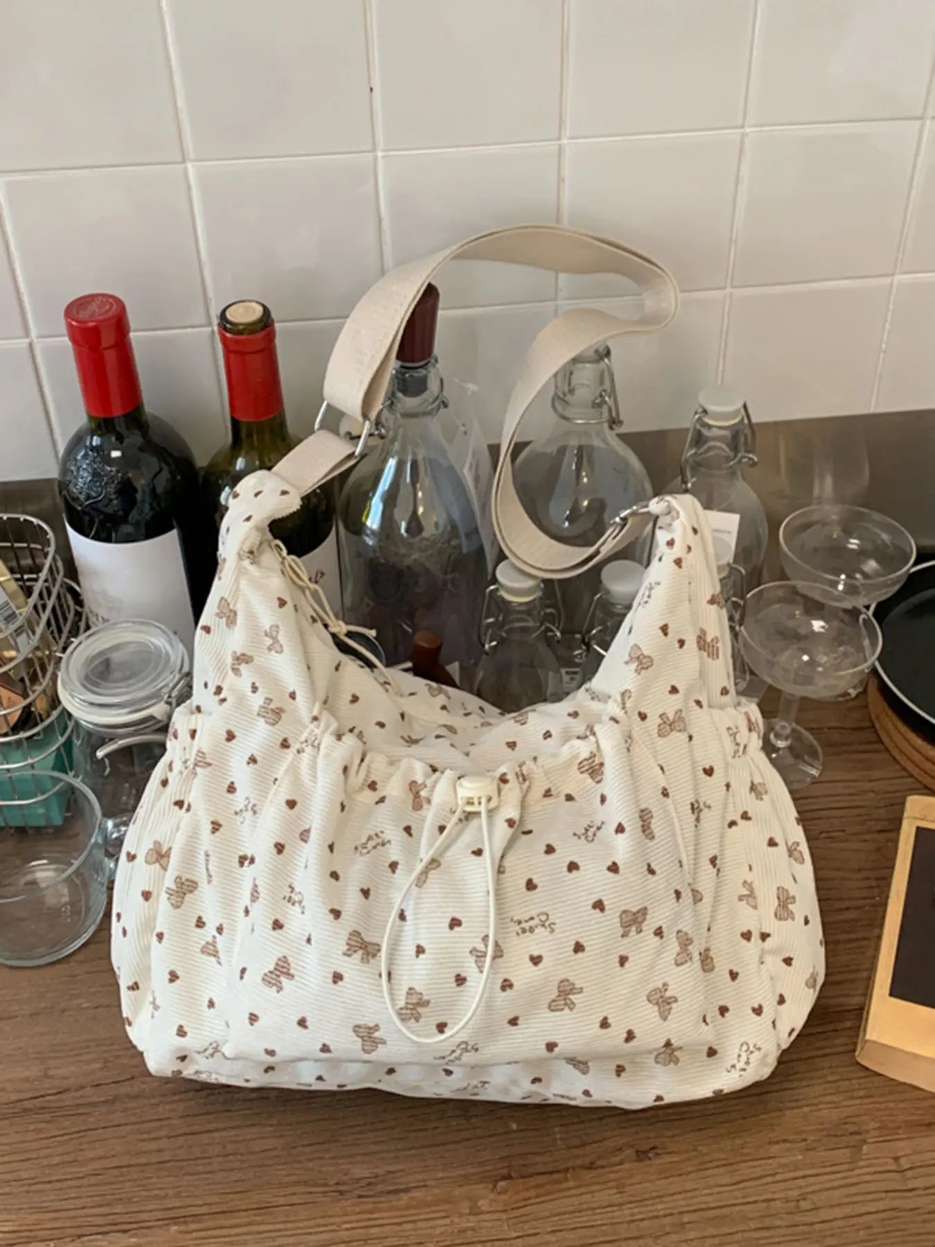 Niche Sweet Cool Stylish Simple, Versatile One-Shoulder Messenger Bag, Shoulder Strap Messenger Bag with Adjustable Personality, Retro Plaid One-Shoulder Underarm Bag, Casual and Everyday Suitable for Shopping and Dating, Etc.