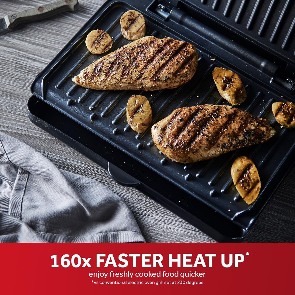 George Foreman Medium Fit Electric Grill – 1630W