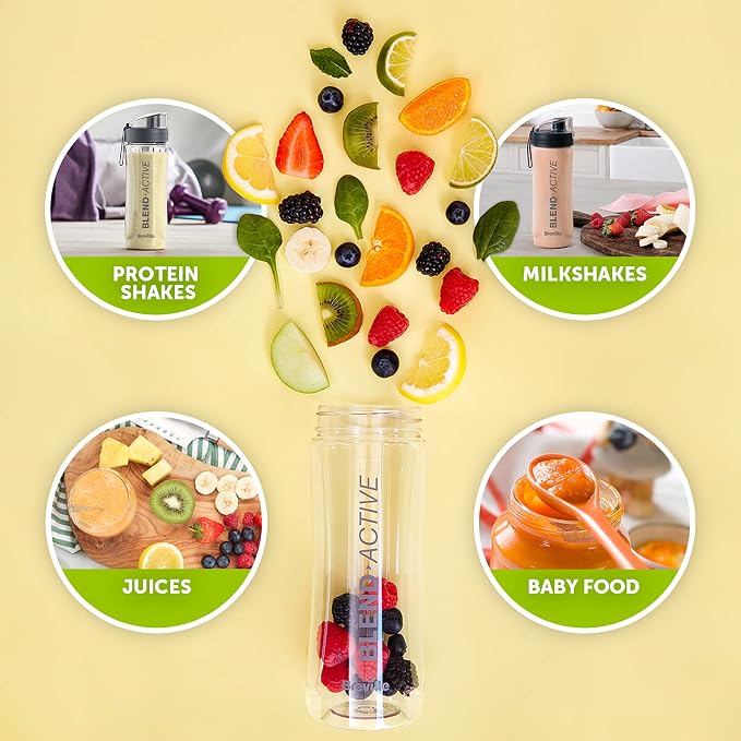 Breville Blend Active Personal Blender – 350W, 2 x 600ml Bottles