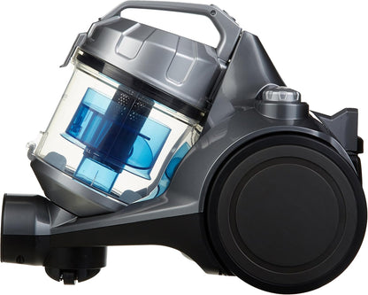 Amazon Basics Cylinder Bagless Vacuum Cleaner for Hardfloor, Carpet & Car, Compact & Lightweight, 700W, 1.5L, Black