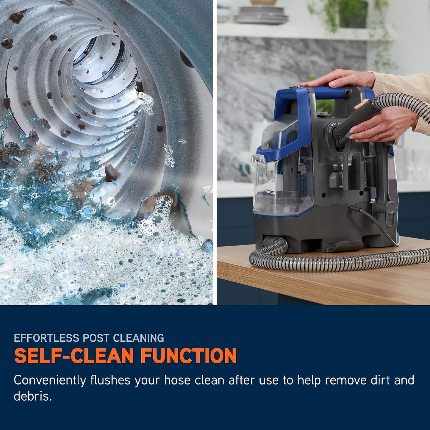VAX SpotWash Duo Spot Cleaner, For Stains, Spills & Pet Messes, Suitable for Car, Sofa, Upholstery, Compact, Handheld Cleaning Machine Includes Pet Tool & Vax 250ml Solution, CDCW-CSXA.