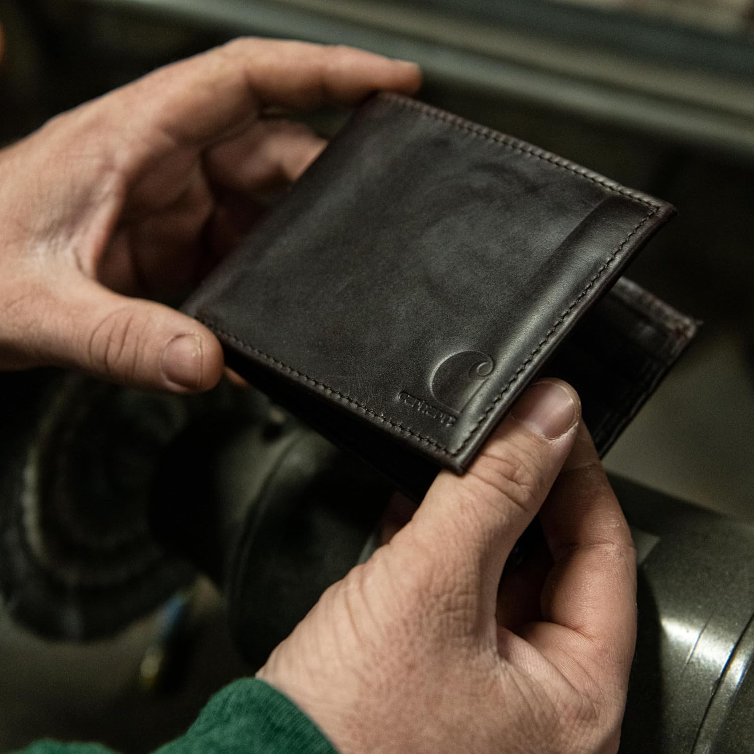 Men’S Oil Tan Leather Wallet, Front Pocket, Passcase & Trifold Designs, Long-Lasting Construction, Gifts for Men